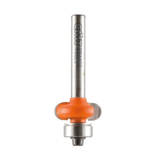 CMT HW Auskehlfräser mit Anlaufring R 4mm D 20,7mm I 8mm S 6 mm - C762.040.11