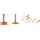 CMT HW Auskehl- und Abrundfräser-Set (2 teilig) - R = 3,2 mm; D = 38 mm; S = 12 mm - C955.701.11