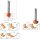 CMT HW Karniesnut- und Profilfräser - D = 12,7 mm; R = 1,2 mm; I = 12,7 mm; S = 6 mm