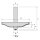 CMT HW Abplattfräser "990 A2" mit Anlaufring D=89mm NL=15mm Schaft 12mm