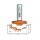 CMT HW Abplatt- und Profilfräser D 35mm; d 12,5mm; I 9,5mm; R 3,2mm; L 47,6mm; S 12mm
