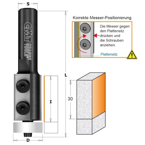 CMT HW Wendeplatten-B&uuml;ndigfr&auml;ser...