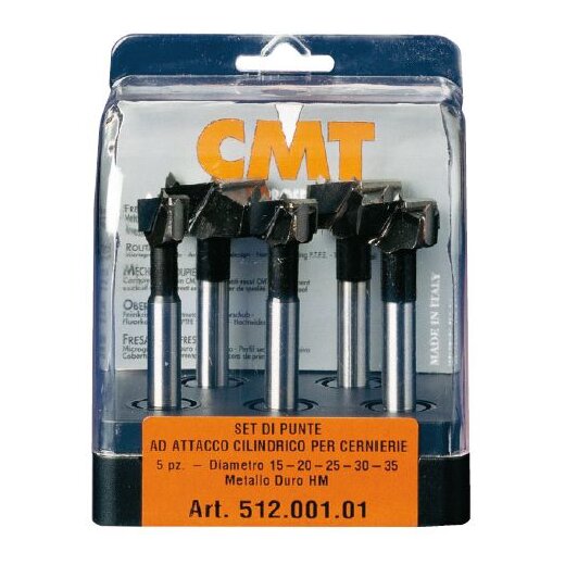 CMT HW Kunstbohrer-Set, 5-teilig - C512.001.01