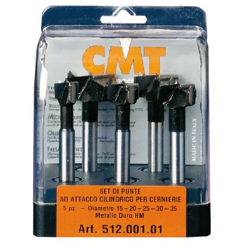 CMT HW Kunstbohrer-Set, 5-teilig - C512.001.01