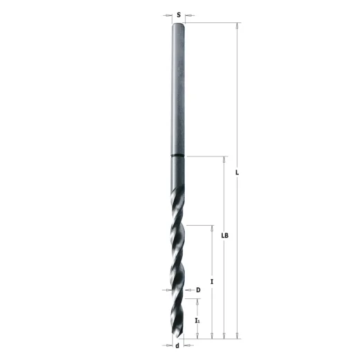 CMT HS-Bohrer für ANUBA Nr 6,5 | D1=3,8mm D2=5,2mm...