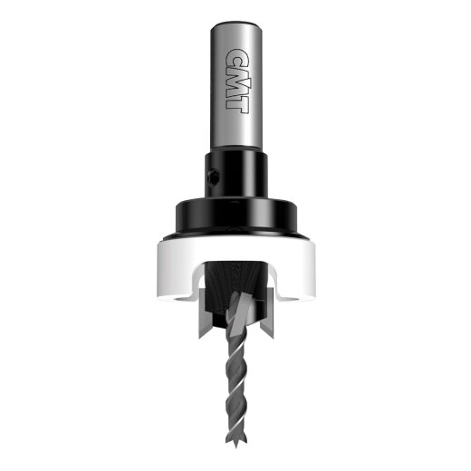 CMT Bohrer mit 90°-Senker - d = 6 mm; D = 14 mm; D2 = 12 mm; S = 10 mm