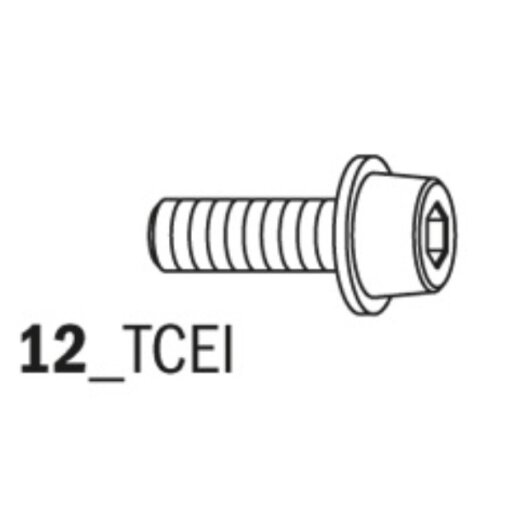 CMT Schraube TCEI 1/8W x 3/8" x 1/2"
