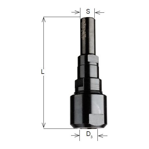 CMT Verlängerung - S = 12 mm; D = 8 mm; L = 81 mm