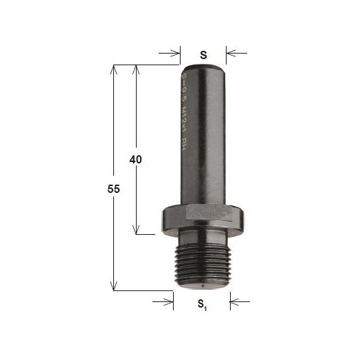 CMT Reduktion - S = 8 mm; S1 = M10x1,5 mm - C797.580.00