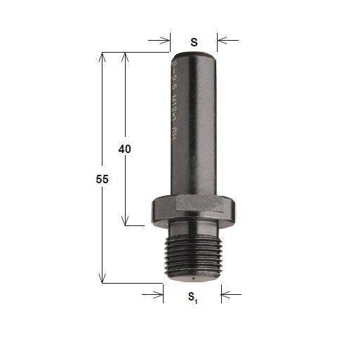CMT Reduktion - S = 12 mm; S1 = M12x1 mm - C797.120.00