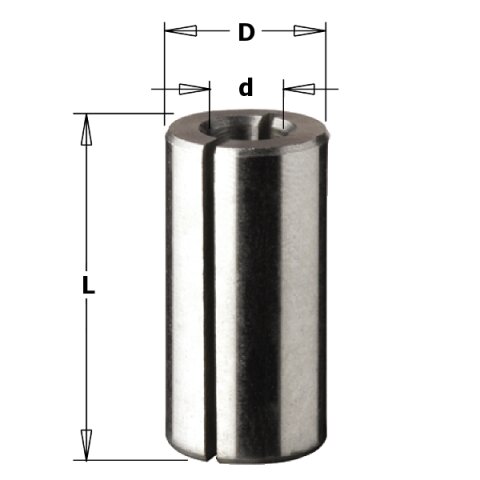 CMT Spann- und Reduzierhülse - B = 8 mm; D = 12 mm;...