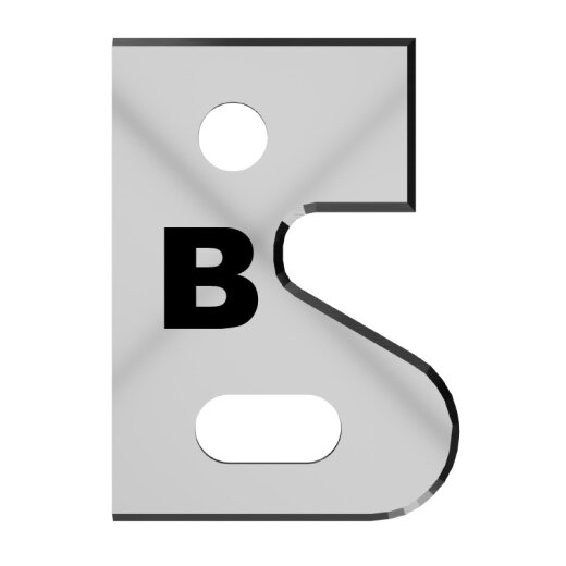 Aigner HW-Profilmesser "B" für C557-2 Griffmuldenfräser