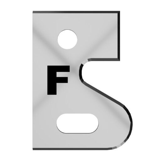 Aigner HW-Profilmesser "F" für C557-2 Griffmuldenfräser