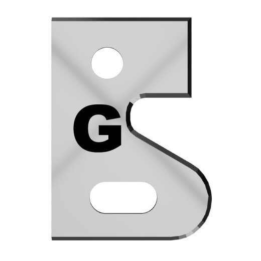 Aigner HW-Profilmesser "G" für C557-2 Griffmuldenfräser