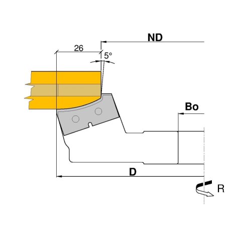 Aigner PM-Möbeltür-Außenumfräsung, C001-2-ST