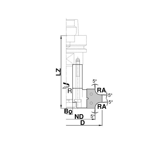 Aigner PM-Abrundfräser (R3 - R10), C211