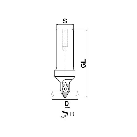 Aigner PM-Ziernutoberfräser für CNC, C230-16