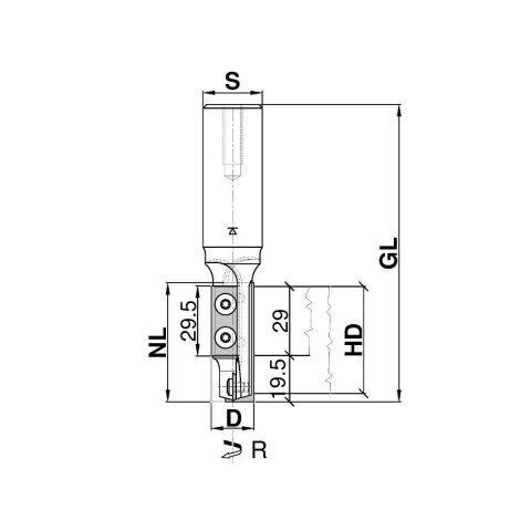 Aigner WM-Nutschaftfräser - RL, C259-185020R-M2