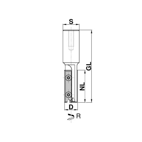 Aigner WM-Nutschaftfräser für CNC, C263-205020DL-M2