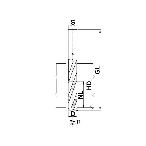 Aigner VHW-Spion- und Drückerlochbohrer, C267-200503R-M2