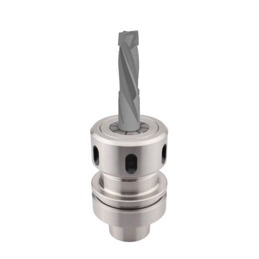 Aigner 16mm solid carbide roughing/finishing cutter "C272" Z2+2 16x40/100mm S16 right up&downcut HSK-F 63 collet chuck