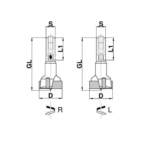 Aigner HW-Zylinderkopfbohrer - LL, C279-15575L