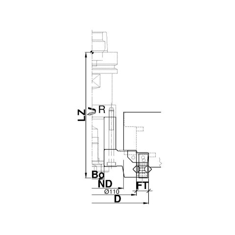 Aigner WM-Zusatzfäser zu C280/C380 für Doppelfalz für CNC, C285-15