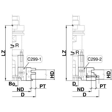 Aigner PM-Türzargenfräser (Stockfutter) für CNC, C299-1