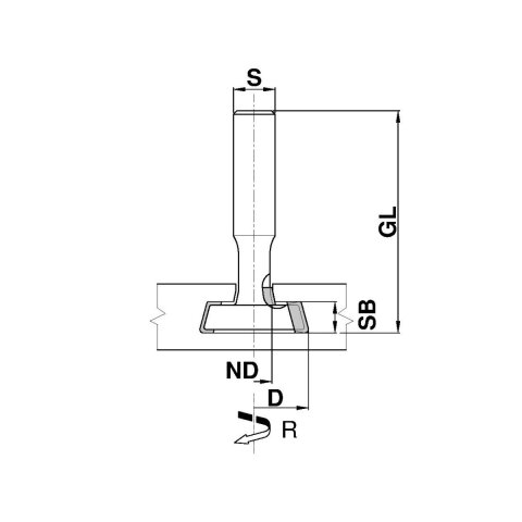 Aigner DP-T-Nutschaftfräser, C319-3110