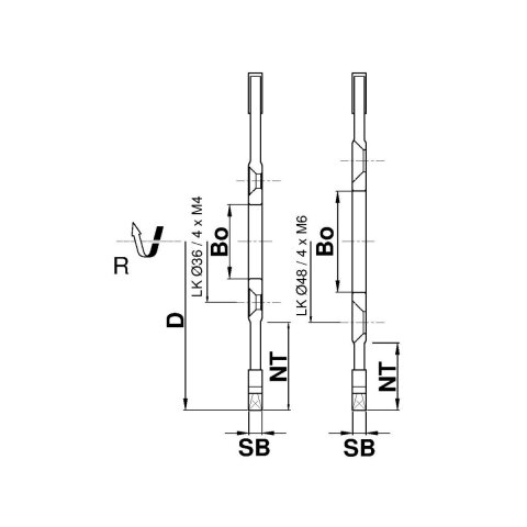 Aigner WM-Flachdübelnutfräser, C320-22