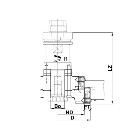 Aigner WM-Türfalzfräser 13mm auf Fräsdorn, C380-13-F2