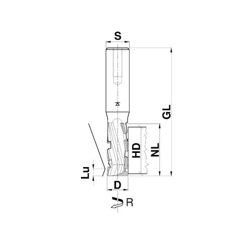 Aigner DP-Nutschaftfräser "ECO" - RL, C435-1838R-M2