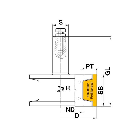 Aigner PM-Profilmaster für CNC, C740-T1L50-M1