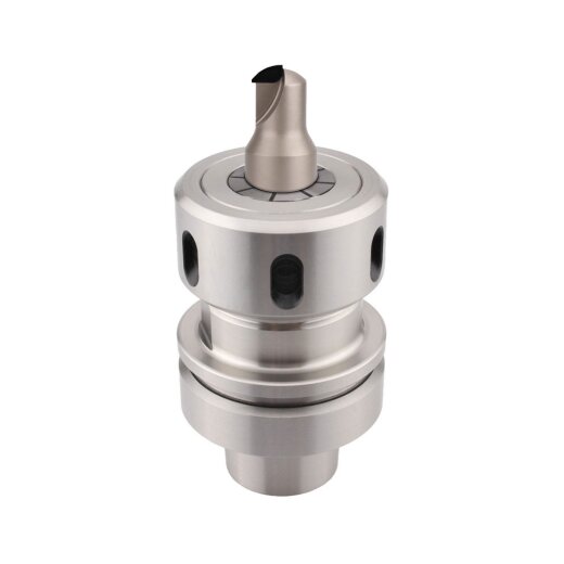 Aigner Diamant (PKD) Ziernutschaftfräser 16x4/75mm S20 rechst im HSK-F 63 Spannzangenfutter