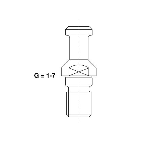 Aigner Anzugsbolzen SK30, C950-1