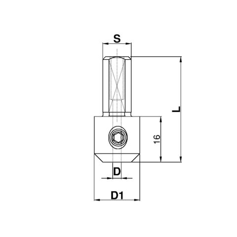 Aigner Bohreraufnahme D2.5mm, C975-251637