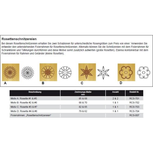 CMT Motiv C: Rosette #3 & #7