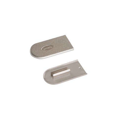 Lamello Cabineo Cover caps Metal look, nicke 100 pcs 186350N
