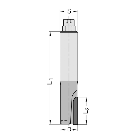 JSO 12mm Diamant (PKD) Schaftfräser...