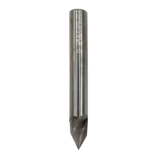 JSO VHW-Ausspitzfräser 16x120mm | S=16mm / 60° / Z=2 / Linkslauf
