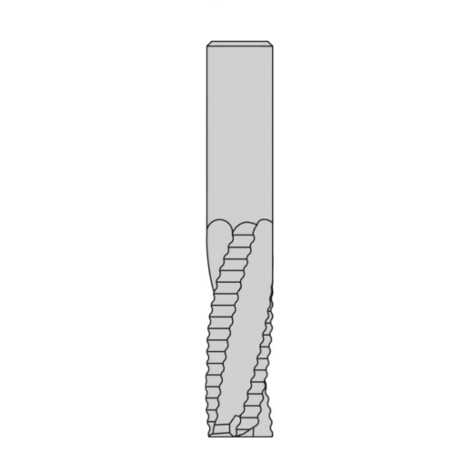 JSO VHW Schruppfräser Z3 16x55x110mm S 16mm Links positiver Drall