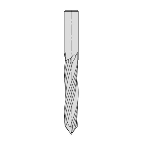 JSO VHW-Bohrfr&auml;ser 12x47x110mm, mit BOHRERANSCHLIFF...