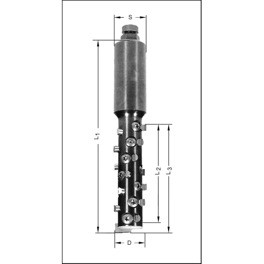 JSO NOVITEC Schruppfräser HW 24x70mm | S=25x55mm m.E.