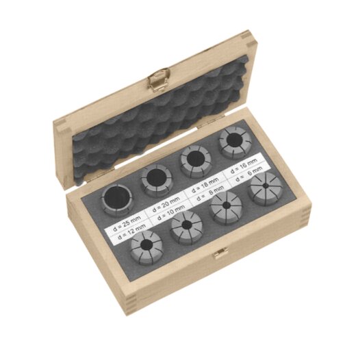 JSO Präzisions-Spannzange Set 8-teilig 6 - 25mm 472 E (ER 40)
