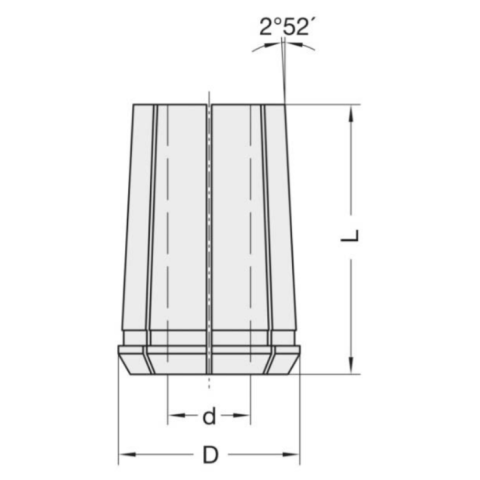 JSO Präzisions-Spannzange Set 8-teilig 6 - 25mm 472 E (ER 40)