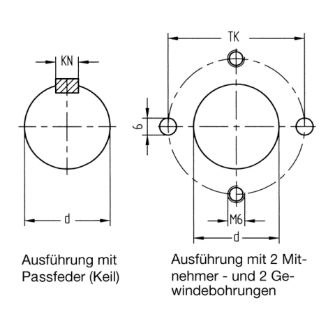 JSO Fräsdorn HSK-F 63 d=30x163mm, L3=52mm, mit KN 8x2mm - 21086-0-30163-1