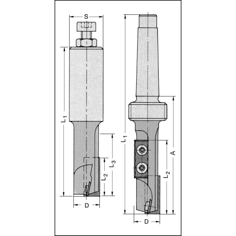 JSO HW Wendeplatten Oberfräser Z1+1+1 18x50mm...