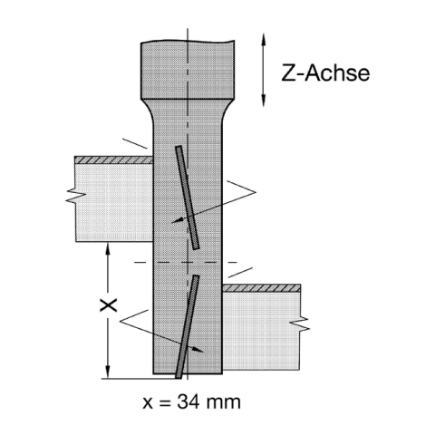 JSO WP-Schaftfräser Z2+2 20x28mm, FÜR RECHTS/LINKSLAUF - 22024-5-20286-R