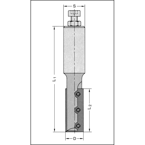 JSO WP-Schaftfräser Z2 HW 25x50mm | S=25x55mm