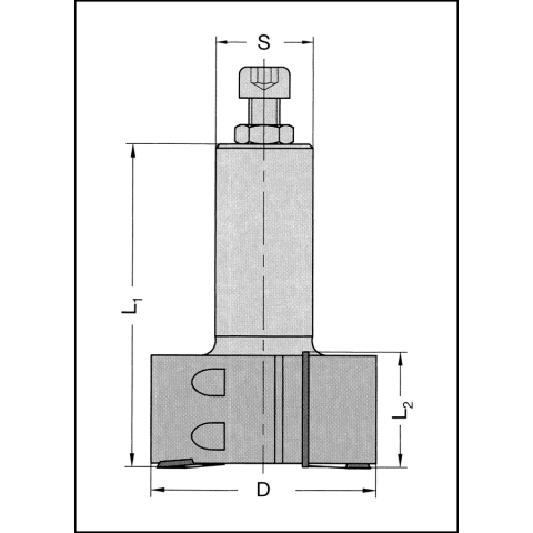 JSO Falzkopf Z2+2v HW-WP 60x50mm, S=25x55mm m.E. -...